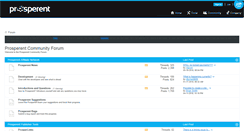 Desktop Screenshot of community.prosperent.com