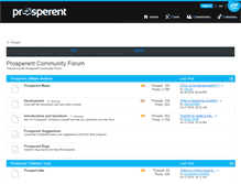 Tablet Screenshot of community.prosperent.com